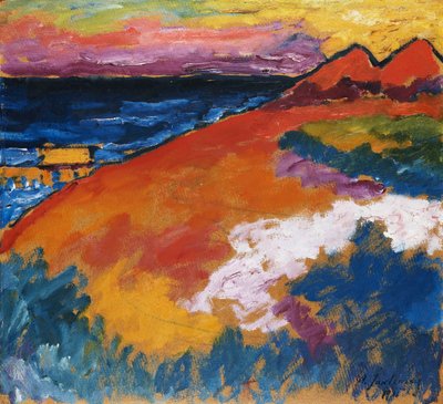 على بحر البلطيق ؛ على بحر البلطيق ، 1911 بواسطة Alexej von Jawlensky
