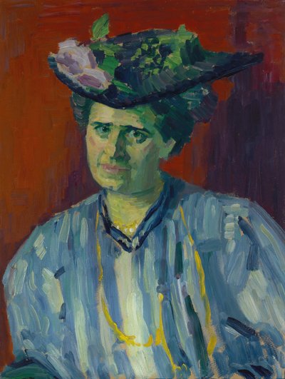 صورة لهيدويج كوبين بواسطة Alexej von Jawlensky