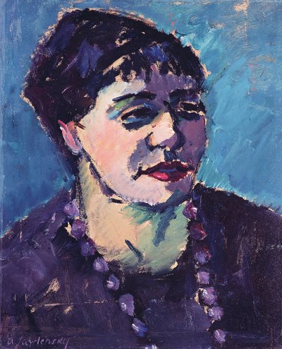 صورة للسيدة إبشتاين (زيت على ورق مقوى) بواسطة Alexej von Jawlensky