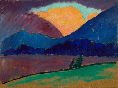 أمسية صيفية في مورناو بواسطة Alexej von Jawlensky