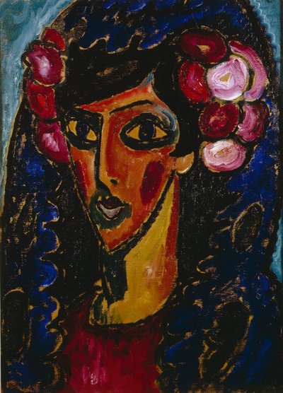 بلو مانتيلا ، 1913 بواسطة Alexej von Jawlensky