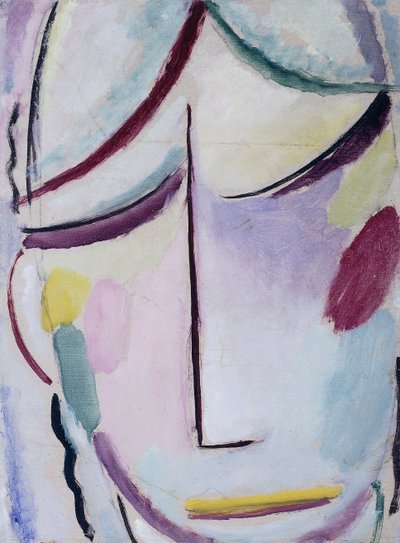 وجه المخلص Heilandsgesicht، c. 1921 بواسطة Alexej von Jawlensky