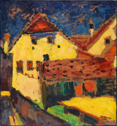 بيوت صفراء ، 1909. بواسطة Alexej von Jawlensky