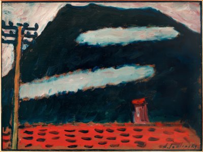 غيوم بيضاء بواسطة Alexej von Jawlensky