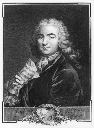صورة جان ماري لوكلير (1697-1764) الأكبر ، نقشها فرانسوا ، 1741 (النقش) (صور من وزن الجسم) بواسطة الكسيس لوار