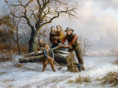 تقطيع الحطب ، 1865 (زوج 98605) بواسطة الكسيس دي ليو