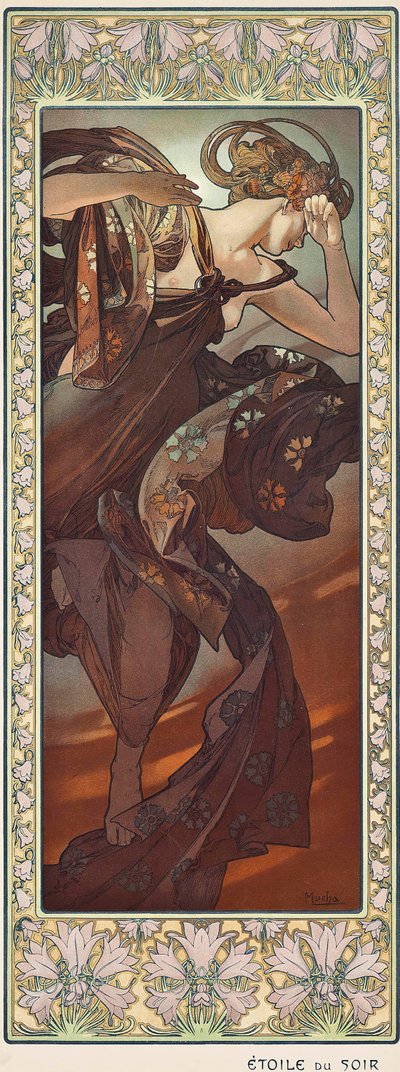 نجمة المساء ، نجمة المساء ، 1902. بواسطة ألفونس ماري موتشا