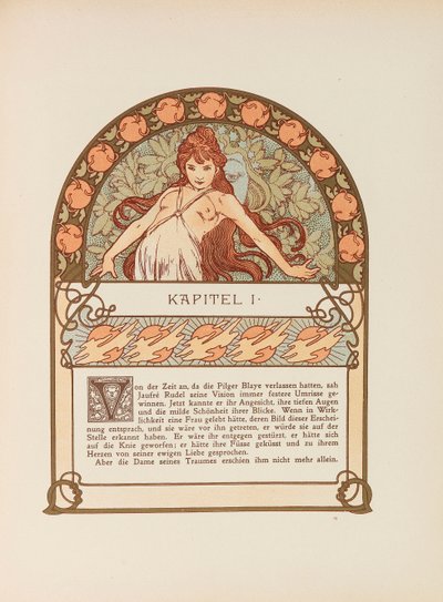 إلسي ، أميرة طرابلس بواسطة روبرت دي فليرس ، ج. 1900. بواسطة ألفونس ماري موتشا