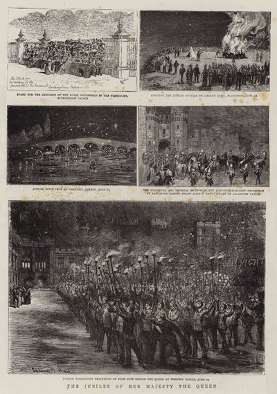 يوبيل جلالة الملكة بواسطة Alfred Chantrey Corbould