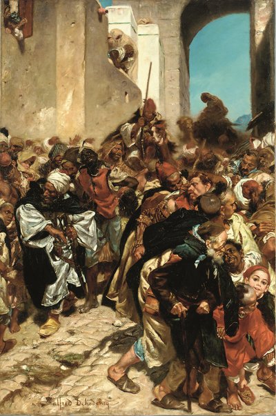 سجناء مغاربة (زيت على قماش) بواسطة ألفريد دهودنسك