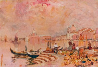 إشراقة المساء ، البندقية ، c1895 بواسطة ألفريد إيست