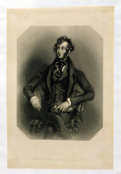 إدوارد ليتون بولوير (1803-1873) ، نقش H. H. Cook بواسطة ألفريد إدوارد شالون