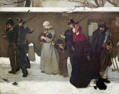 ما يسمى التشرد أو ، The Hunters of Vincennes ، 1854 بواسطة ألفريد إميل ستيفنز