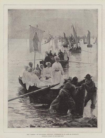 العفو في Concarneau ، بريتاني ، أخوة القديسة آن دي فوسنانت بواسطة Alfred Guillou