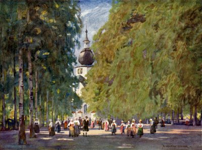 كنيسة Leksand بواسطة ألفريد هيتون كوبر