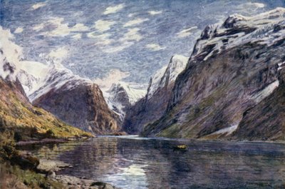 Loen Vand and Glacier، Nord Fjord بواسطة ألفريد هيتون كوبر