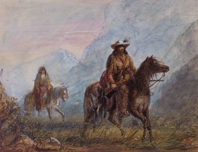 الكابتن جوزيف رذرفورد ووكر ، حوالي عام 1837 (ألوان مائية على ورق) بواسطة ألفريد جاكوب ميلر