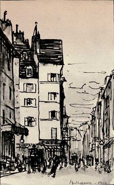 "شارع السين" ، 1915 بواسطة ألفريد لاتور