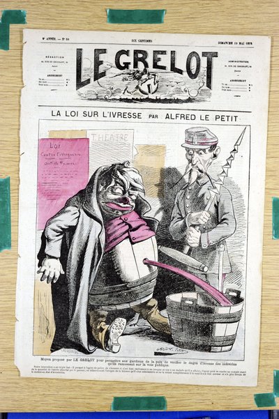 Cover of “” Le Grelot””, number 58, Satirique en Couleurs بواسطة ألفريد لو بيتيت
