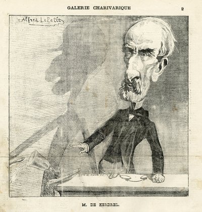 Illustration by Alfred Le Pete (1841-1909) in Le Charivari بواسطة ألفريد لو بيتيت