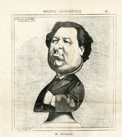 رسم توضيحي لألفريد لو بيت (1841-1909) في لو شاريفاري بواسطة ألفريد لو بيتيت