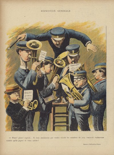 رسم توضيحي لـ Le Rire بواسطة Alfred Le Petit