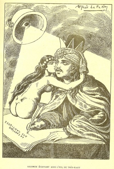 رسم توضيحي لألفريد لو بيت (1841-1909) في جروس جان وأبرشيته بواسطة ألفريد لو بيتيت