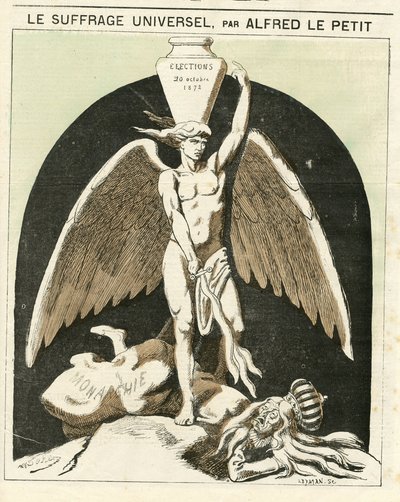Illustration of Alfred Le Petity (1841-1909) for the Cover of Le Grelot بواسطة ألفريد لو بيتيت