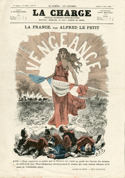 La Charge (1870) ، رقم 18 ، Color Satirical بواسطة ألفريد لو بيتيت