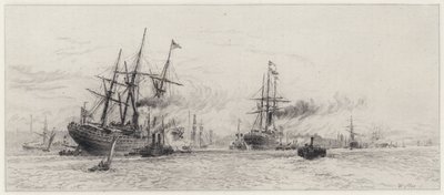 الشحن على ميرسي (النقش) بواسطة ألفريد لويس برونيت ديباينز