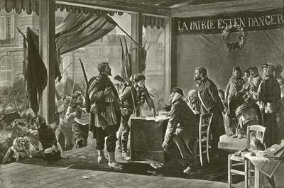 التحاق المتطوعين 1870 (الحفر) بواسطة ألفريد بول ماري ريتشمونت