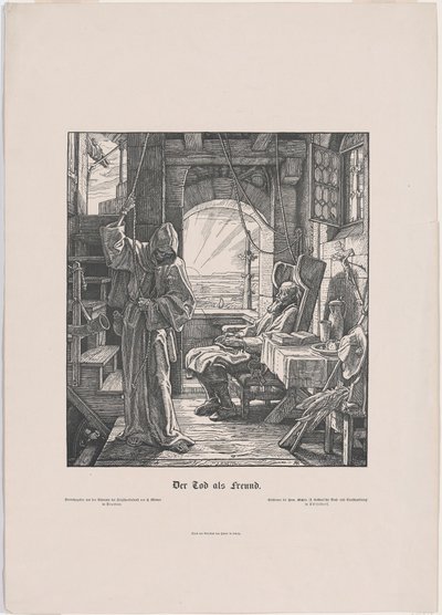 الموت الخانق بواسطة Alfred Rethel