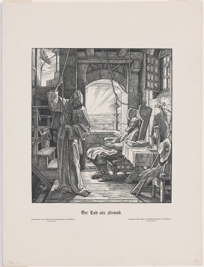 الموت كصديق بواسطة Alfred Rethel