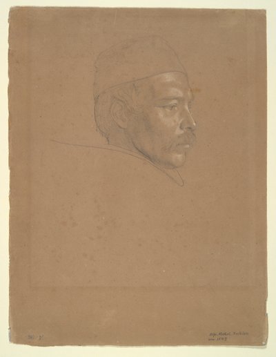 دراسة الرجل بواسطة Alfred Rethel
