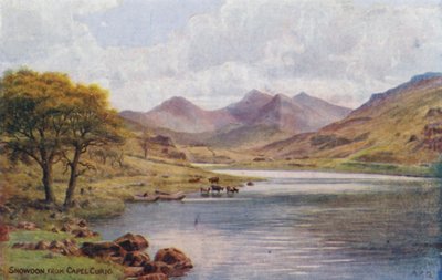 سنودون، من كابيل كوريج (ليثو ملون) بواسطة ألفريد روبرت كوينتون