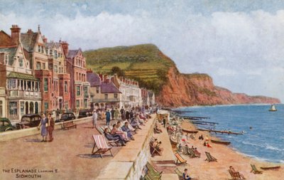 The Esplanade، looking E، Sidmouth بواسطة ألفريد روبرت كوينتون
