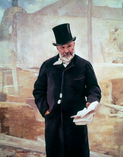 صورة جان تشارلز أدولف ألفاند (1817-1891) ، مهندس فرنسي ، زيت على قماش لألفريد فيليب رول (1846-1919) بواسطة ألفريد رول