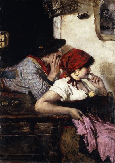 الزوجان الغجران ، 1887 بواسطة ألفريد رول
