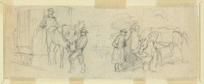 تغذية واستراحة الخيول بواسطة ألفريد رودولف واود