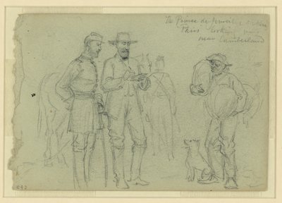 الأمير دي جوينفيل يرسم "باريس" ينظر بالقرب من كمبرلاند بواسطة ألفريد رودولف واود