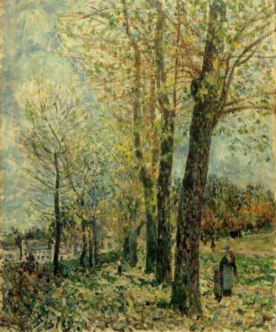 A.Sisley ، والمناظر الطبيعية حول موريه بواسطة الفريد سيسلي