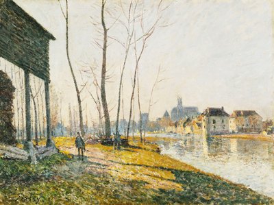 صباح شباط - فبراير في موريه سور لوينغ ؛ صباح فبراير في Moret-sur-Loing ، 1881 بواسطة الفريد سيسلي