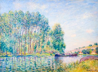 منعطف في Loing at Moret بواسطة الفريد سيسلي