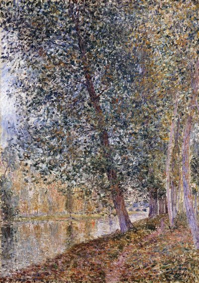 الخريف ، ضفاف نهر اللوين ؛ L "Autumne، Bords du Loing، 1880 بواسطة الفريد سيسلي