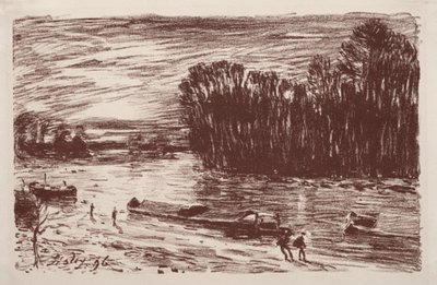 ضفاف Loing ، بالقرب من Saint-Mammès بواسطة الفريد سيسلي