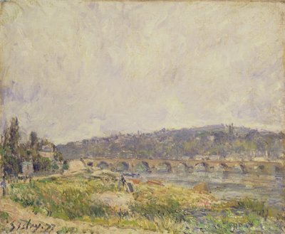 الجسر في سيفر ، 1877 بواسطة الفريد سيسلي