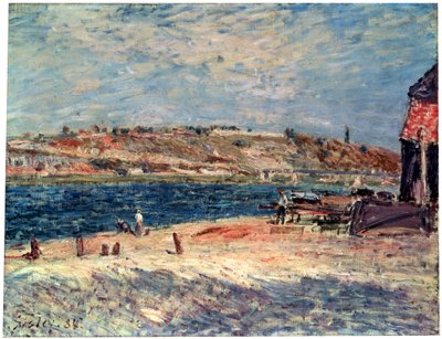 ضفاف النهر في سان ماميس ، 1884. بواسطة الفريد سيسلي