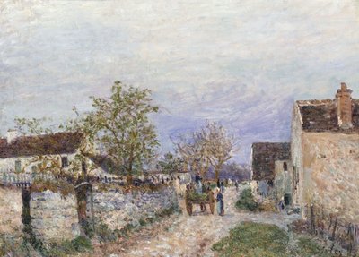 Rue a Veneux ، 1883 بواسطة الفريد سيسلي