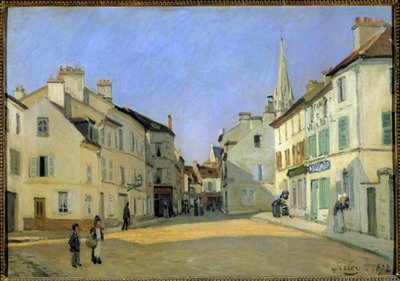 شارع de la chaussee في Argenteuil أو Place in Argenteuil لوحة للفريد سيسلي (1839-1899). 1872. خافت 0.46x0.66 م. باريس ، متحف دورسيه - شارع دي لا تشاوس في Argenteuil أو ساحة في Argenteuil. لوحة للفريد سيسلي (1839-1899). 1872. 0.46 × 0.66 بواسطة الفريد سيسلي