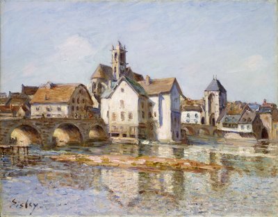 الجسر في موريه ، 1892 بواسطة الفريد سيسلي